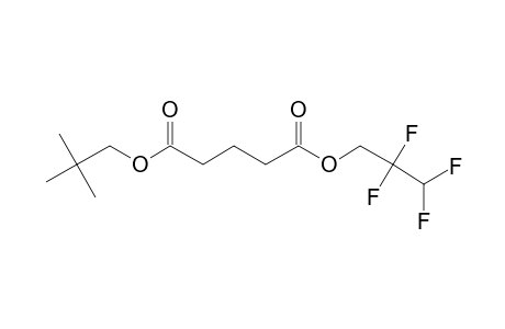 Glutaric acid, 2,2,3,3-tetrafluoropropyl neopentyl ester