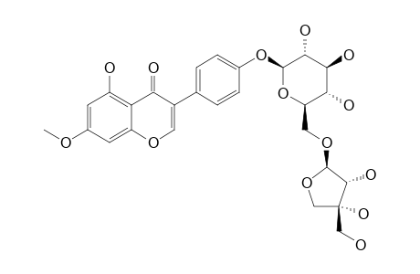 COROMANDELIN;PRUNETIN-4'-O-PIOSYL-(->6)-GLUCOSIDE