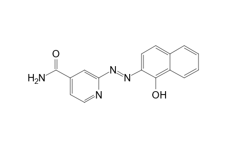 4-Pyridinecarboxamide, 2-[2-(1-hydroxy-2-naphthalenyl)diazenyl]-