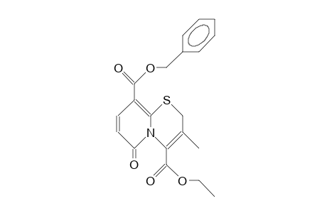 3-Methyl-6-oxo-2H-pyrido(2,1-B)(1,3)thiazine-4,9-dicarboxylic acid, 9-benzyl 4-ethyl diester