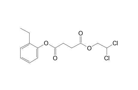 Succinic acid, 2,2-dichloroethyl 2-ethylphenyl ester