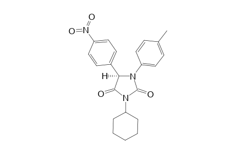 (R)-3-Cyclohexyl-5-(4-nitro-phenyl)-1-p-tolyl-imidazolidine-2,4-dione