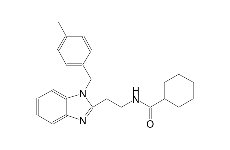 cyclohexanecarboxamide, N-[2-[1-[(4-methylphenyl)methyl]-1H-benzimidazol-2-yl]ethyl]-
