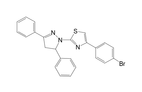4-(4-bromophenyl)-2-(3,5-diphenyl-2-pyrazolin-1-yl)thiazole
