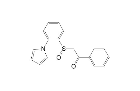 1-Phenyl-2-(2-pyrrol-1-ylphenyl)sulfinyl-ethanone