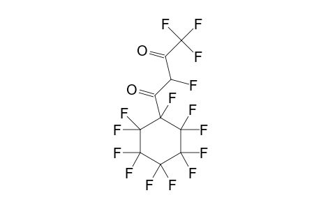1-Undecafluorocyclohexyl-2-fluoro-4,4,4-trifluoromethyl-1,3-butanedione