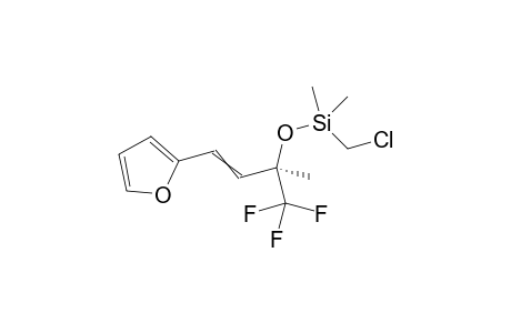 chloromethyl-[(1R)-3-(2-furyl)-1-methyl-1-(trifluoromethyl)allyloxy]-dimethyl-silane