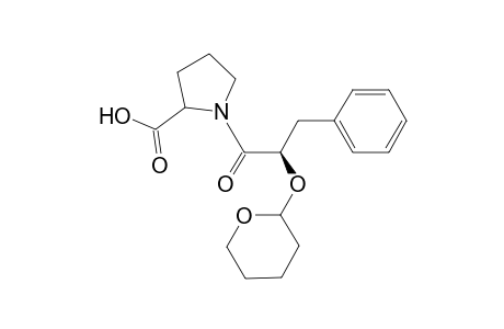 D-Proline, 1-[1-oxo-3-phenyl-2-[(tetrahydro-2H-pyran-2-yl)oxy]propyl]-, stereoisomer