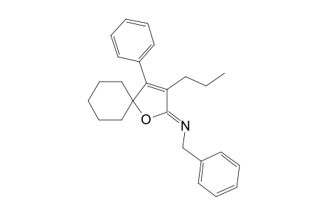 N-Benzyl (4-Phenyl-3-propyl-1-oxaspiri[4,5]dec-3-enylidene)amine