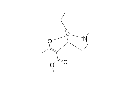 3,8-DIMETHYL-4-CARBOMETHOXY-9-ETHYL-2-OXA-8-AZABICYCLO-[3.3.1]-NON-3-ENE