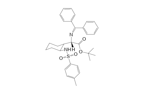 tert-Butyl[(diphenylmethylene)amino](2-{[(4-methylphenyl)sulfonyl]- amino}cyclohexyl) acetate