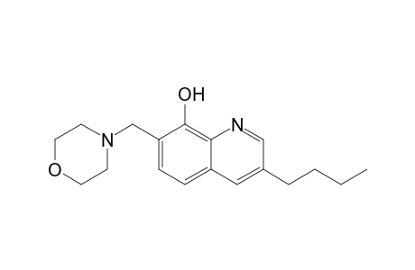 3-n-Butyl-8-hydroxy-7-(N-morpholinomethyl)quinoline
