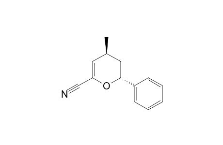 3,4-Dihydro-4-methyl-2-phenyl-2H-pyran-6-carbonitrile