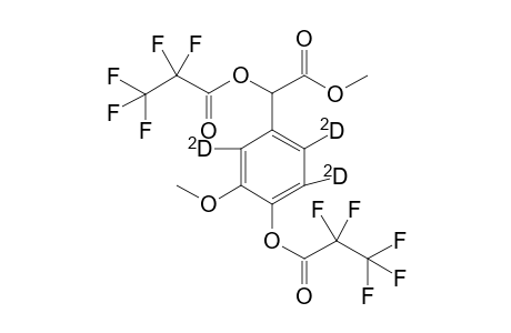 Methyl ester, pentafluoropropionyl derivative of vanilmandelic acid-D3
