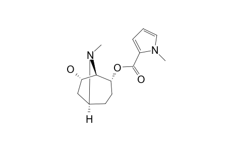 VACCININE_B;6-ALPHA-HYDROXY-4-ALPHA-[(1-METHYL-1-H-PYRROL-2-YL)-CARBANOYL]-TROPANE