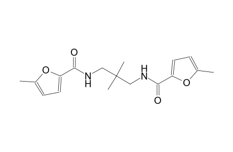 N-{2,2-dimethyl-3-[(5-methyl-2-furoyl)amino]propyl}-5-methyl-2-furamide