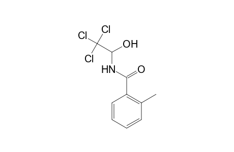 2-Methyl-N-(1-hydroxy-2,2,2-trichloro-ethyl)-benzamide