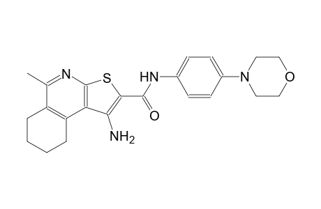 thieno[2,3-c]isoquinoline-2-carboxamide, 1-amino-6,7,8,9-tetrahydro-5-methyl-N-[4-(4-morpholinyl)phenyl]-