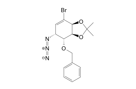 (1R,2R,5S,6S)-2-Azido-1-benzyloxy-4-bromo-5,6-isopropylidenedioxy-3-cyclohexene