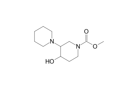 Methyl 4-hydroxy-3-(1'-piperidinyl)piperidine-1-carboxylate