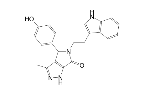 pyrrolo[3,4-c]pyrazol-6(1H)-one, 4,5-dihydro-4-(4-hydroxyphenyl)-5-[2-(1H-indol-3-yl)ethyl]-3-methyl-