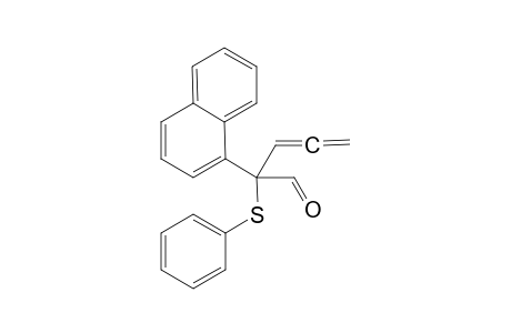 2-(1-Naphthyl)-2-(phenylthio)penta-3,4-dienal