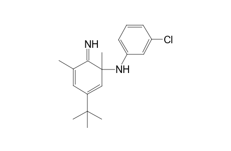 4-(tert-Butyl)-6-((3'-chlorophenyl)amino)-2,6-dimethylcyclohexa-2,4-dienimine