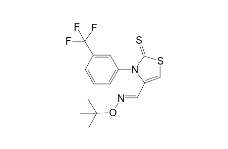s-cis (4-1'')-2-Thioxo-3-(3-trifluormethylphenyl)-2,3-dihydrothiazol-4-carbaldehyd-O-tert-butyloxime