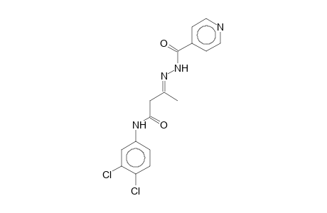 3',4'-Dichloro-3-(isonicotinoylhydrazono)butyranilide