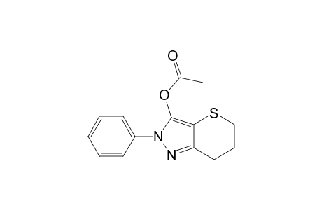 (2-phenyl-6,7-dihydro-5H-thiopyrano[3,2-c]pyrazol-3-yl) acetate