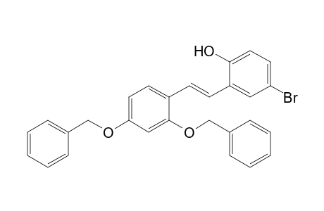 2-(2,4-Dibenzyloxystyryl)-4-bromophenol