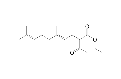 Ethyl (4E)-2-acetyl-5,9-dimethyldeca-4,8-dienoate