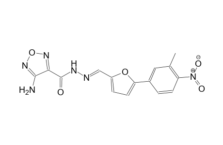 1,2,5-oxadiazole-3-carboxylic acid, 4-amino-, 2-[(E)-[5-(3-methyl-4-nitrophenyl)-2-furanyl]methylidene]hydrazide