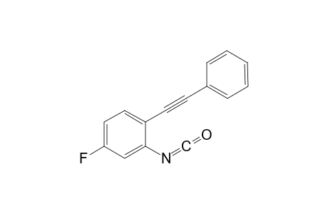 5-Fluoro-1-isocyanato-2-(phenylethynyl)benzene