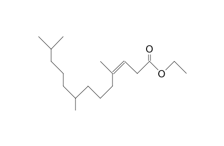 4,8,12-Trimethyl-cis-3-tridecenoic acid, ethyl ester