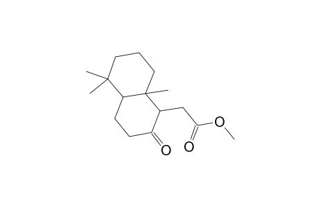 Methyl (5,5,8a-trimethyl-2-oxodecahydro-1-naphthalenyl)acetate