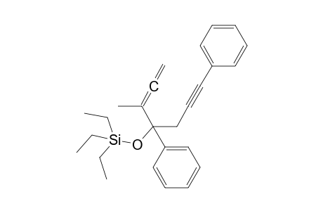 Triethyl(3-methyl-4,7-diphenylhepta-1,2-dien-6-yn-4-yloxy)silane
