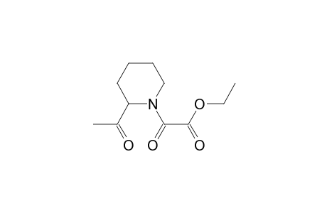 1-Piperidineacetic acid, 2-acetyl-.alpha.-oxo-, ethyl ester