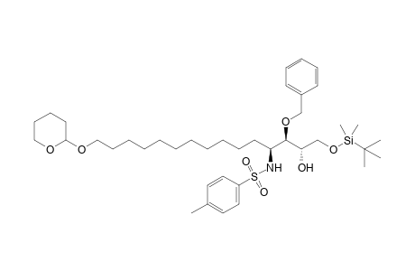 (2S,3R,4S)-1-tert-Butyldimethylsilyloxy-3-benzyloxy-4-p-tolylsulfonylamino-15-tetrahydropyranyloxypentadecan-2-ol