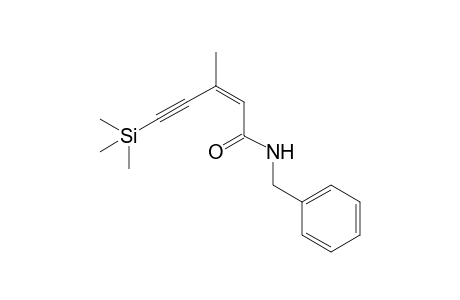 (Z)-N-Benzyl-3-methyl-5-(trimethylsilyl)pent-2-en-4-ynamide