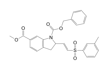Methyl N-(Carbobenzyloxy)-2-[(E)-(2-p-toluenesulfonyl)ethenyl]indoline-6-carboxylate