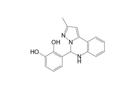 1,2-Benzenediol, 3-(5,6-dihydro-2-methylpyrazolo[1,5-c]quinazolin-5-yl)-