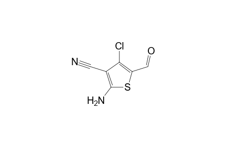3-Chloro-4-cyano-5-aminothiopyran-2-carboxaldehyde