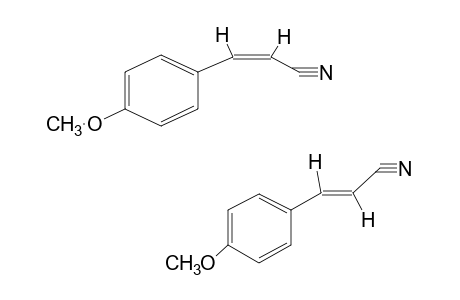 p-METHOXYCINNAMONITRILE (cis-and trans-)