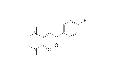 (3E)-3-[2-(4-fluorophenyl)-2-oxoethylidene]-2-piperazinone