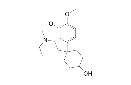 Cyclohexanol, 4-(3,4-dimethoxyphenyl)-4-[2-(ethylmethylamino)ethyl]-, cis-