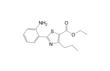 Ethyl 2-(2-Aminophenyl)-4-(propyl)thiazol-5-carboxylate