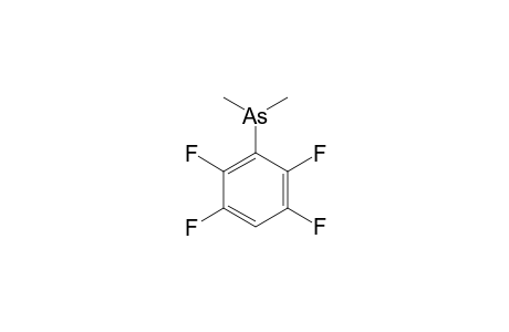 1-Dimethylarsano-2,3,5,6-tetrafluorobenzene