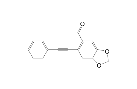 6-(Phenylethynyl)-1,3-benzodioxole-5-carbaldehyde