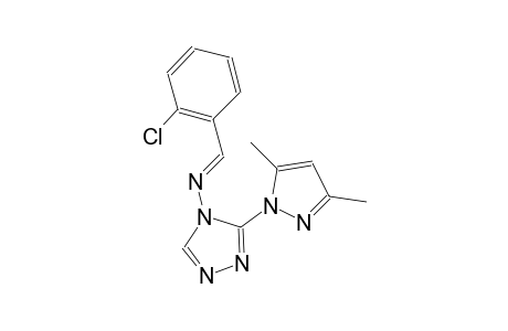 N-[(E)-(2-chlorophenyl)methylidene]-3-(3,5-dimethyl-1H-pyrazol-1-yl)-4H-1,2,4-triazol-4-amine